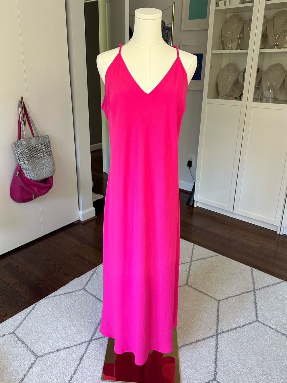 Like New A New Day hot pink slip dress XL